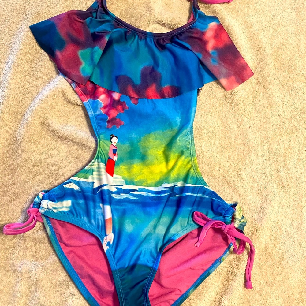 Mulan’s one piece bikini